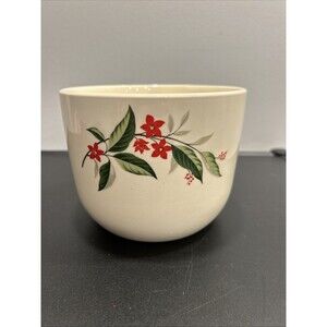 Universal Cambridge Ballerina Woodvine Red Star Flower bowl Vintage